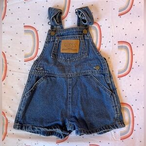 GUESS Vintage Blue Denim Overalls